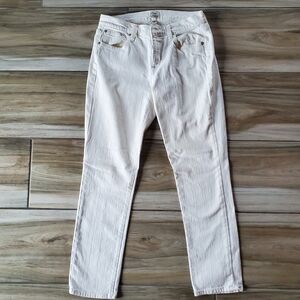 J. Crew White Straight Leg Jeans Classic Fit
